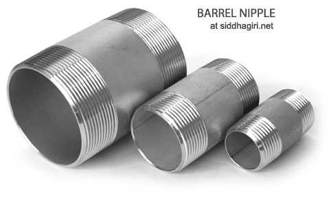 ANSI/ASME B16.9 Butt welding Barrel Nipple Manufacturer & Exporter