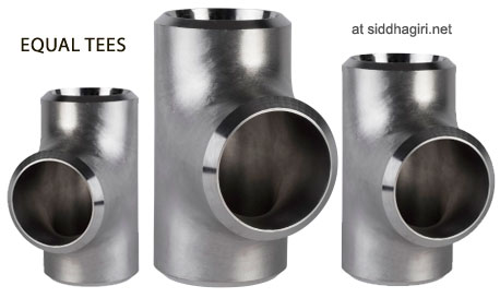 ASME B16.9 Butt weld Equal Tee Manufacturer & Exporter