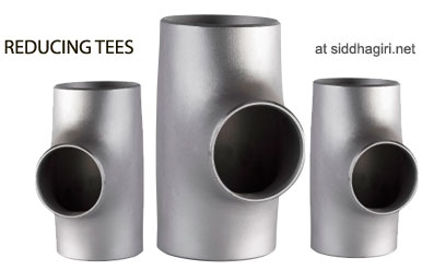 ASME B16.9 Butt weld Reducing Tee Manufacturer & Exporter